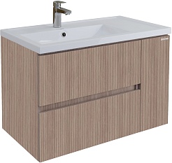 Grossman Тумба под раковину Юнит 80 подвесная кадена вуд – фотография-1